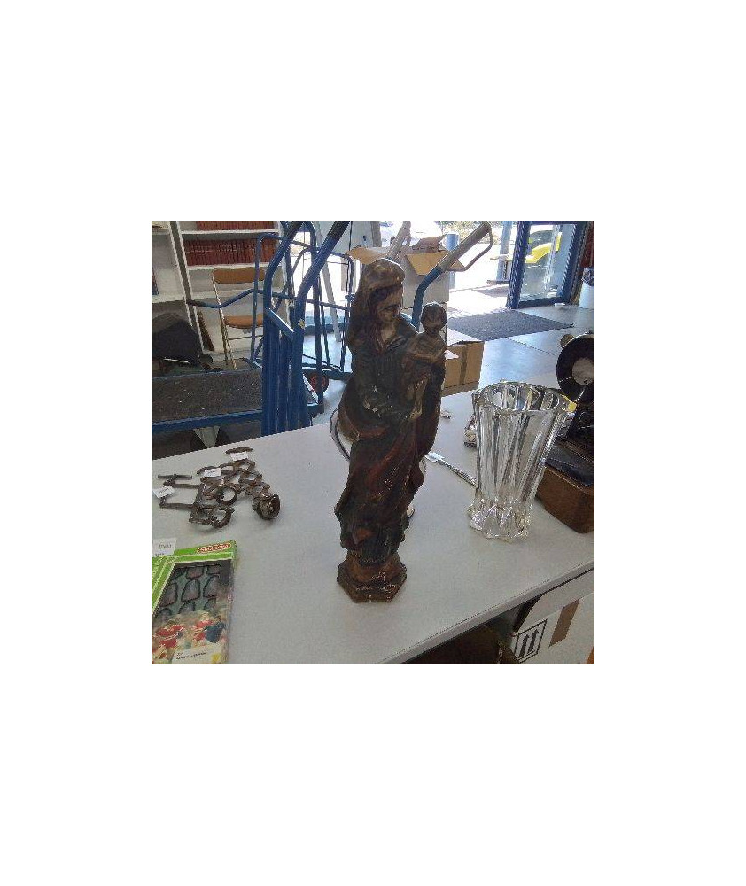VIERGE EN BOIS 