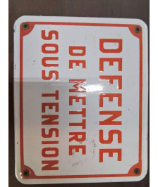 PLAQUE ÉMAILLÉE 