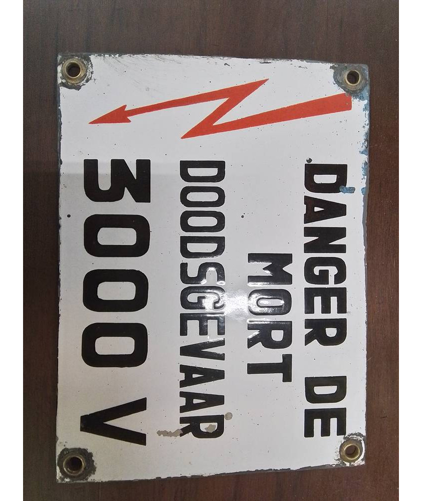 PLAQUE EMAILLEE 