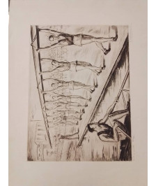 GRAVURE SIGNEE P.DAXHELET 263/400