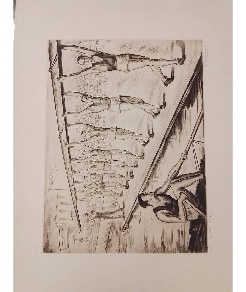 GRAVURE SIGNEE P.DAXHELET 263/400