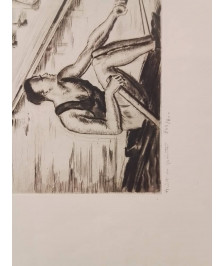 GRAVURE SIGNEE P.DAXHELET 263/400