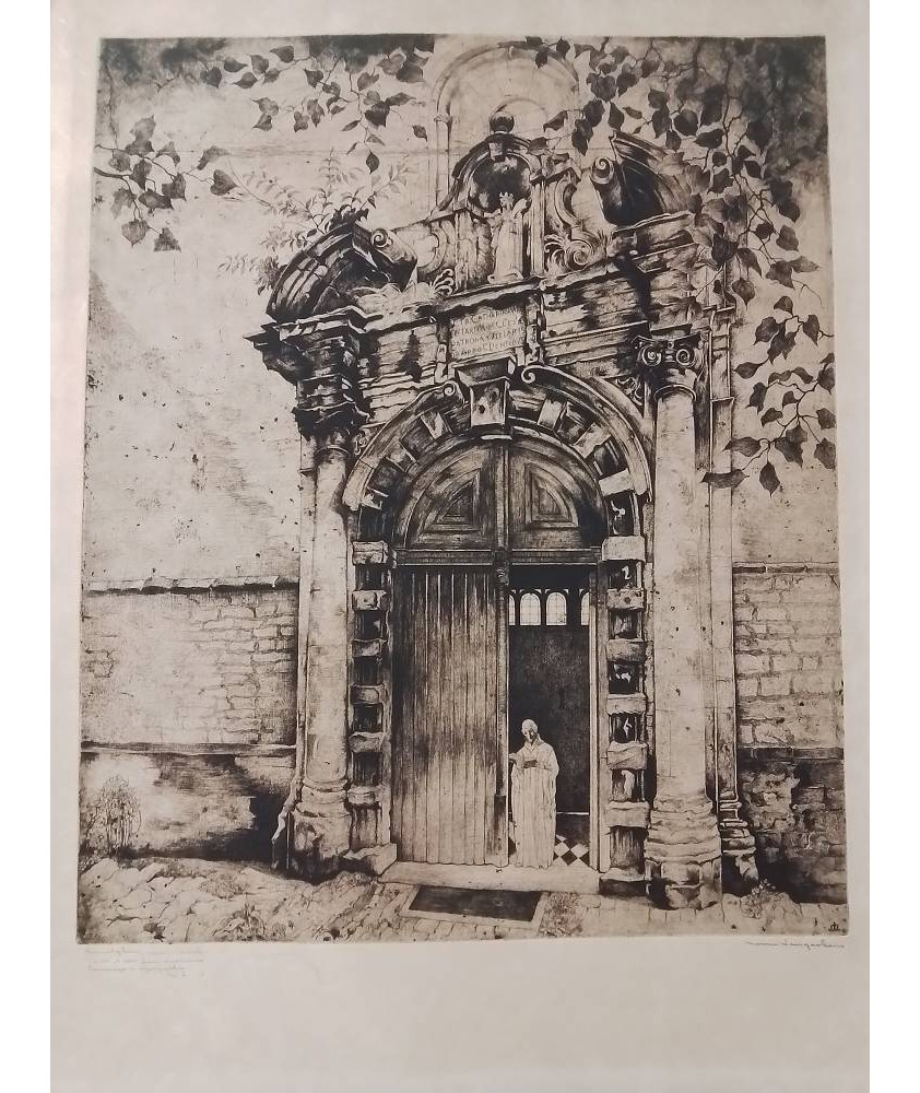 GRAVURE SIGNEE MAURICE LANGASKENS