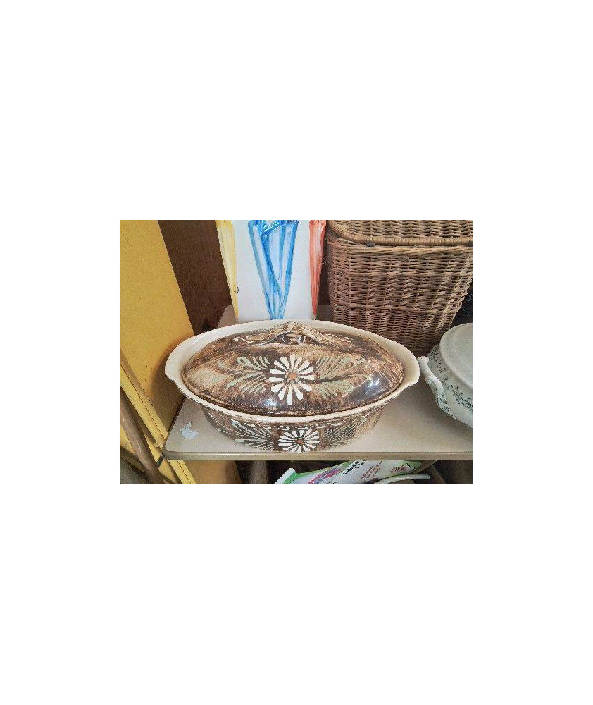 TERRINE MOTIF FLORAL 