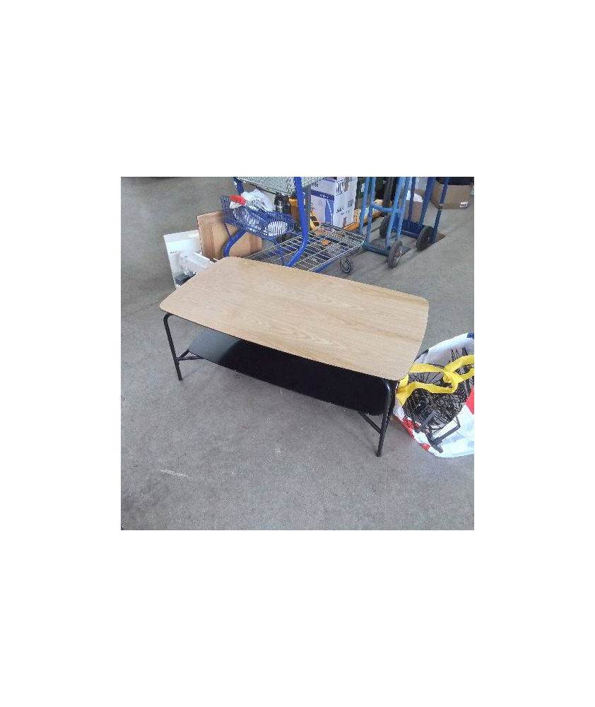 TABLE MODERNE METAL NOIR