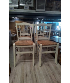LOT 4 CHAISES PATINEES
