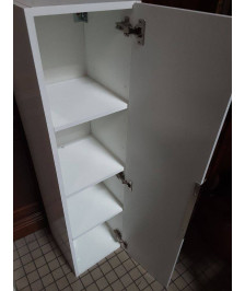 COLONNE SALLE DE BAIN BLANCHE 1 PORTE
