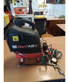 COMPRESSEUR PORTATIF START’AIR II 8BAR 1,5CV CUVE 6L SANS HUILE