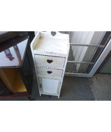 MEUBLE 1 PORTE 2 TIROIRS COEUR