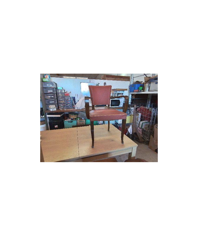FAUTEUIL BRIDGE EN SKZ ANNEE 50