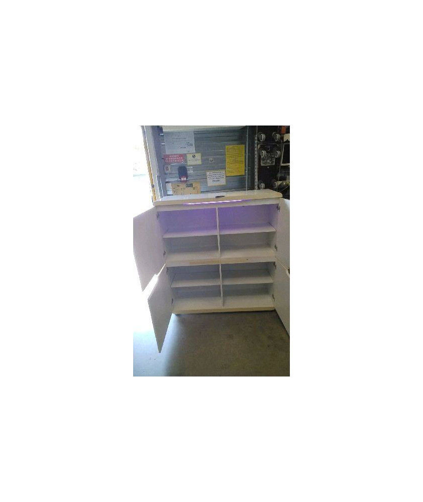 MEUBLE 4 PORTES - LED - EN L’ETAT