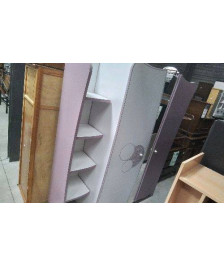 ARMOIRE PENDERIE / MIROIR CENTRAL - ETAGERES