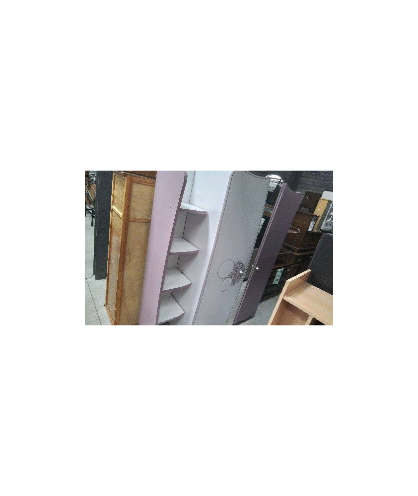 ARMOIRE PENDERIE / MIROIR CENTRAL - ETAGERES