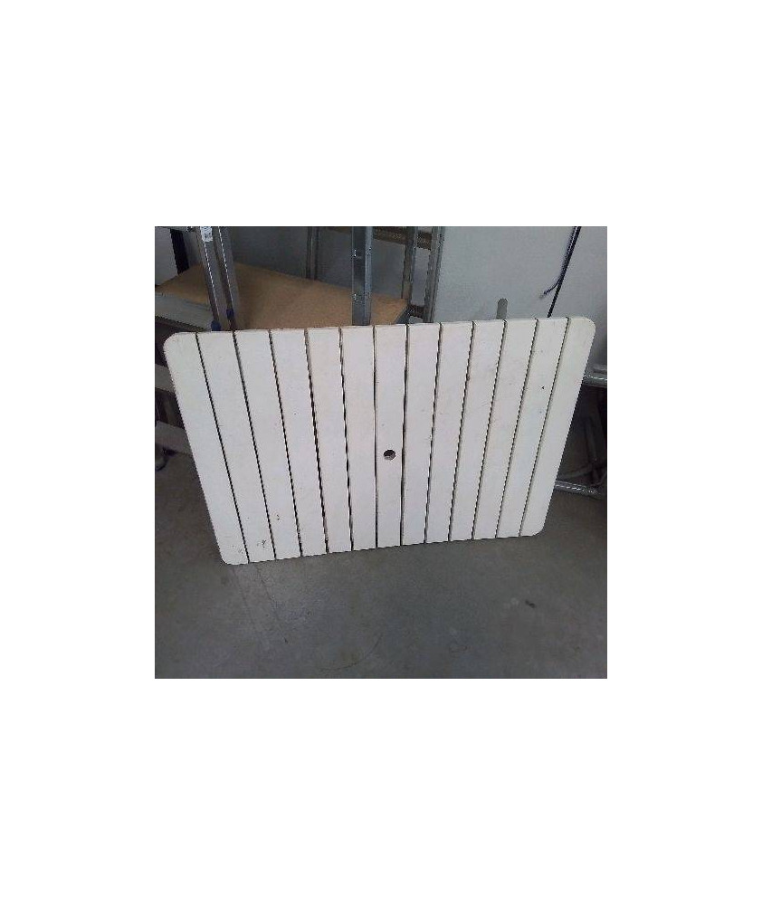 TABLE DE JARDIN PLIANTE BLANCHE
