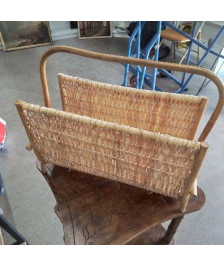 PORTE REVUES ROTIN