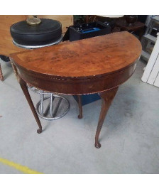 CONSOLE / TABLE DE JEU DEMI LUNE 