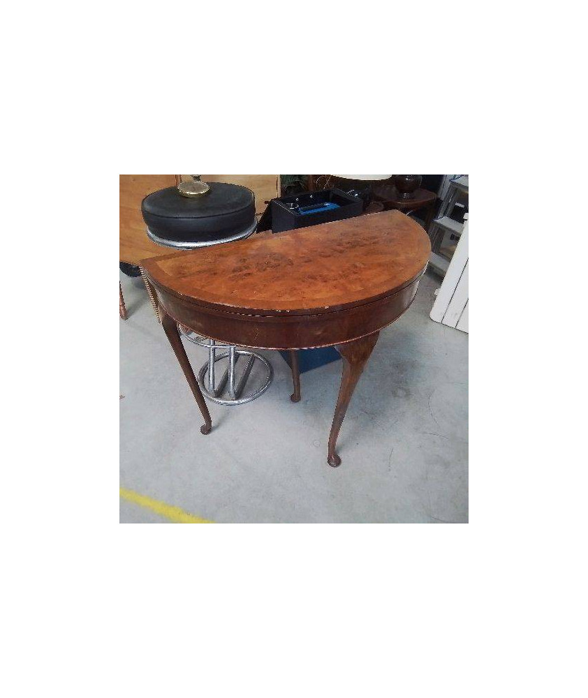 CONSOLE / TABLE DE JEU DEMI LUNE 