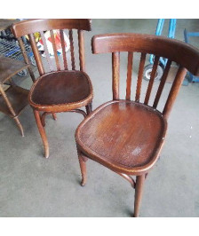 CHAISES BISTROT STYLE THONET LOT DE 4