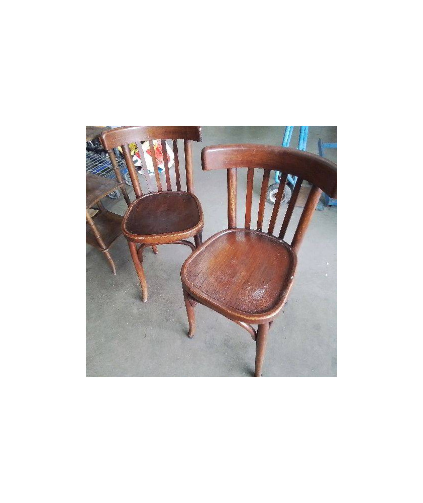 CHAISES BISTROT STYLE THONET LOT DE 4