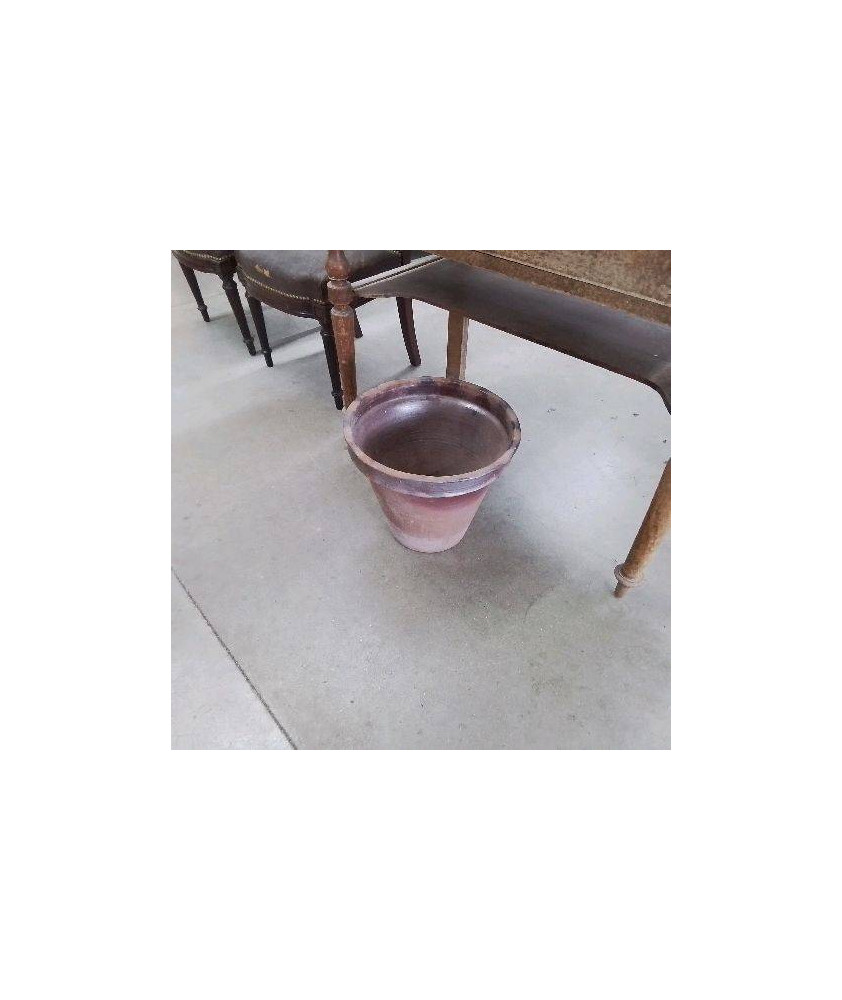 CACHE POT EN GRES 
