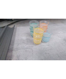 VERRES A LIQUEUR COULEUR