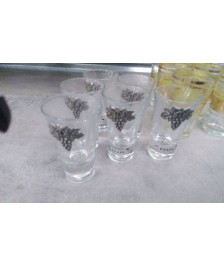 VERRES A LIQUEUR ETAIN