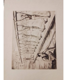 GRAVURE SIGNEE P.DAXHELET 263/400