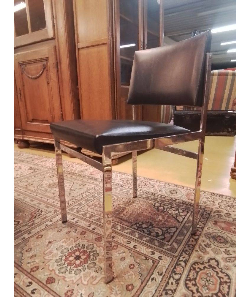 CHAISES VINTAGE LOT DE 4
