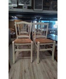 LOT 4 CHAISES PATINEES