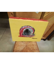 HUILE SUR TOILE COMPOSITION MAX DEPERROIS 1952