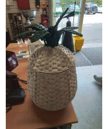 PANNIERE  VANNERIE ANANAS 