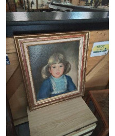 TABLEAU PORTRAIT PETITE FILLE 