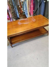 TABLE BASSE MERISIER PLATEAU EN LETAT 