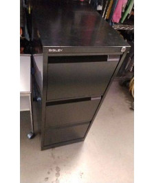 CLASSEUR DE BUREAU METALLIQUE  3 TIROIRS SANS CLE