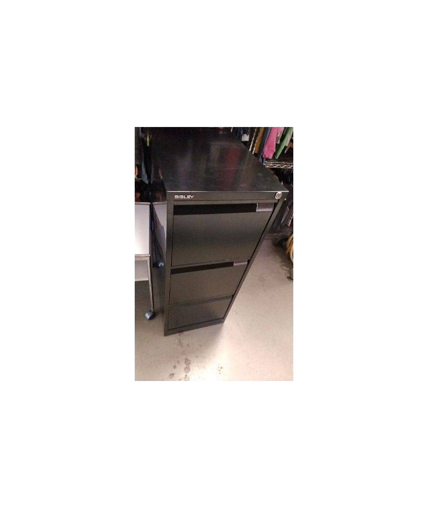 CLASSEUR DE BUREAU METALLIQUE  3 TIROIRS SANS CLE
