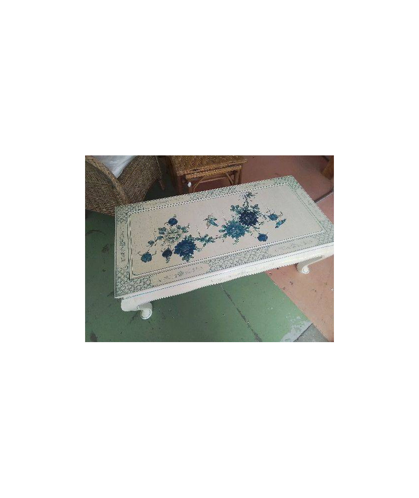 TABLE BASSE PEINTE