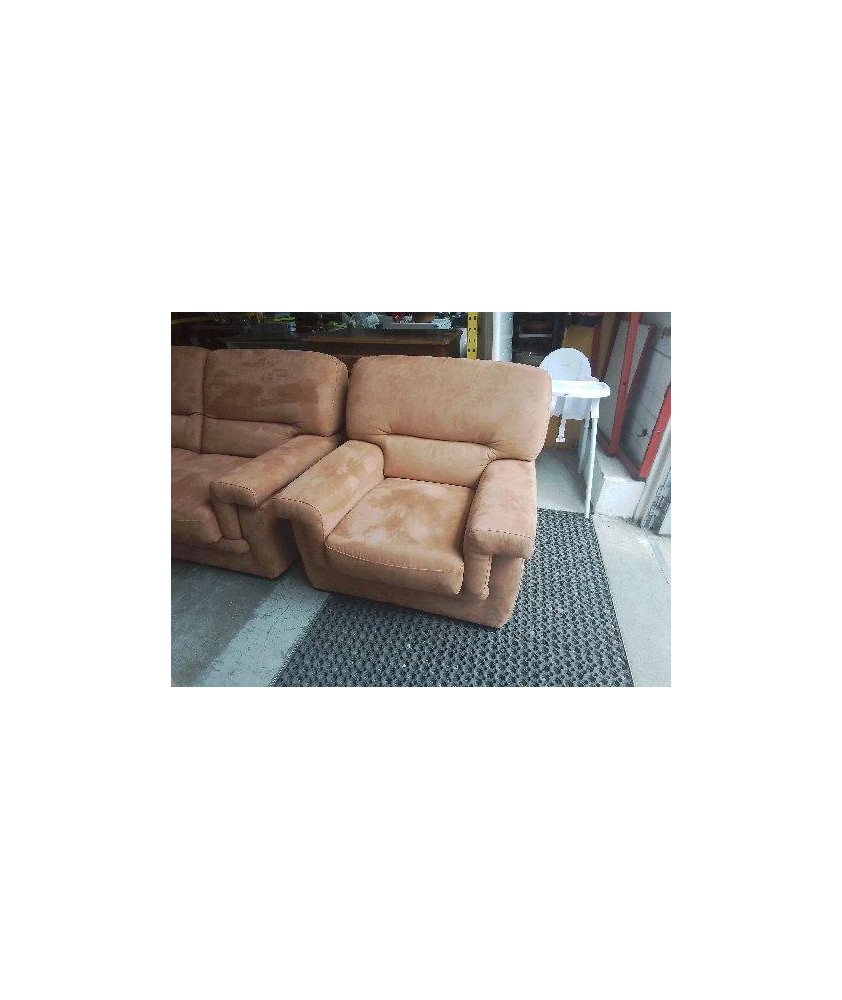 FAUTEUIL MICROFIBRE ROSE