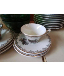 LOT DE 6 TASSES A CAFE 