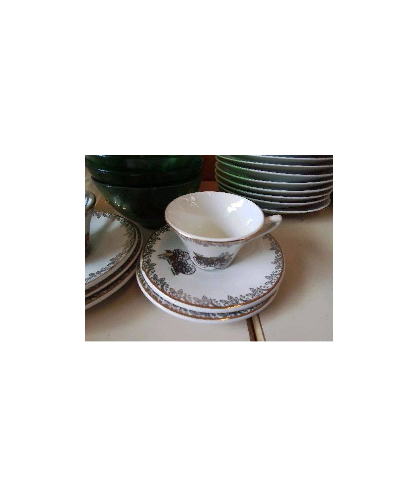 LOT DE 6 TASSES A CAFE 