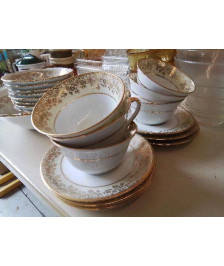 LOT DE 6 TASSES A CAFE 