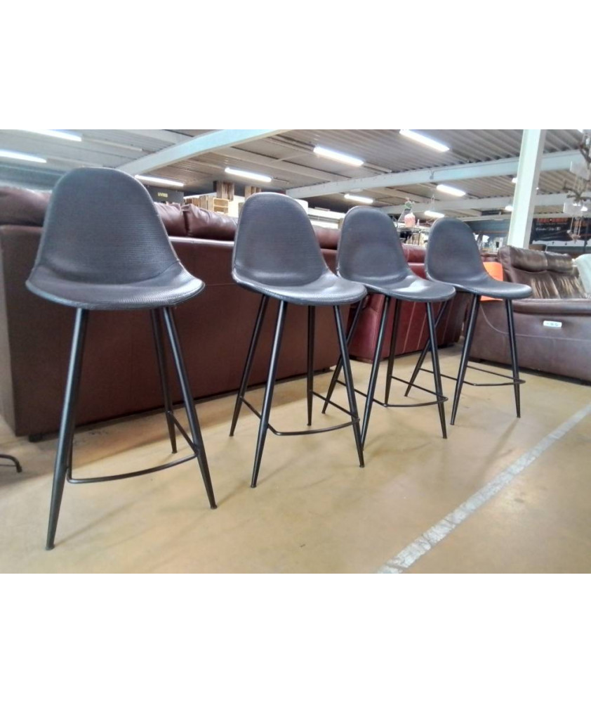 TABOURETS LOT DE 4 