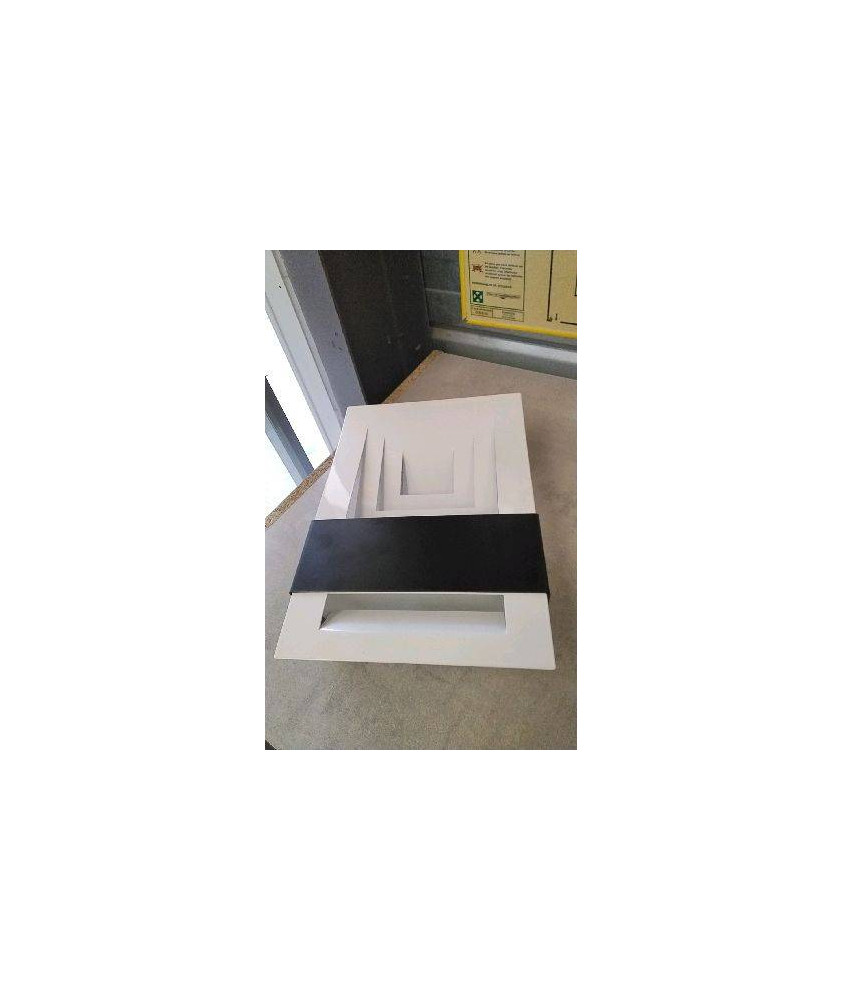 APPLIQUE MURALE DESIGN NOIR BLANC 