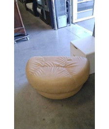 POUF / BOUT DE CANAPE- DEMI LUNE