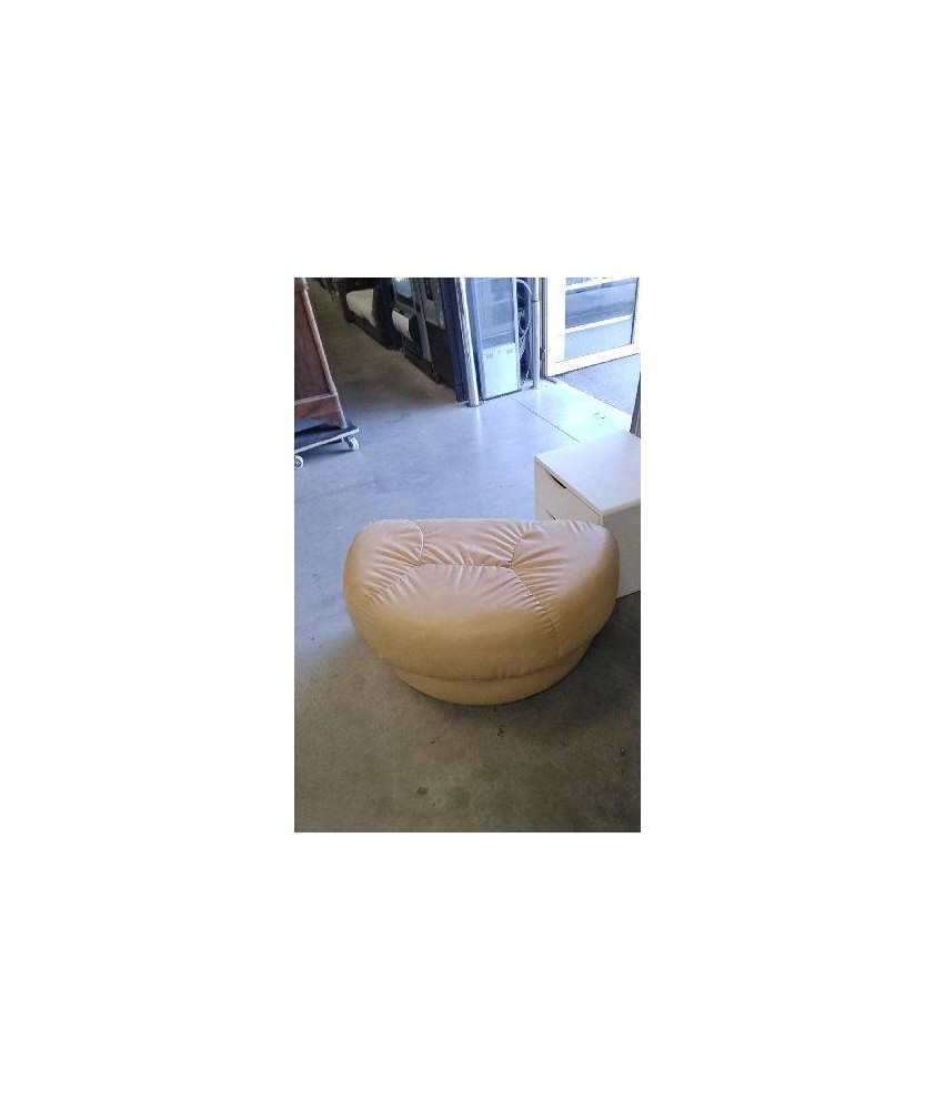 POUF / BOUT DE CANAPE- DEMI LUNE