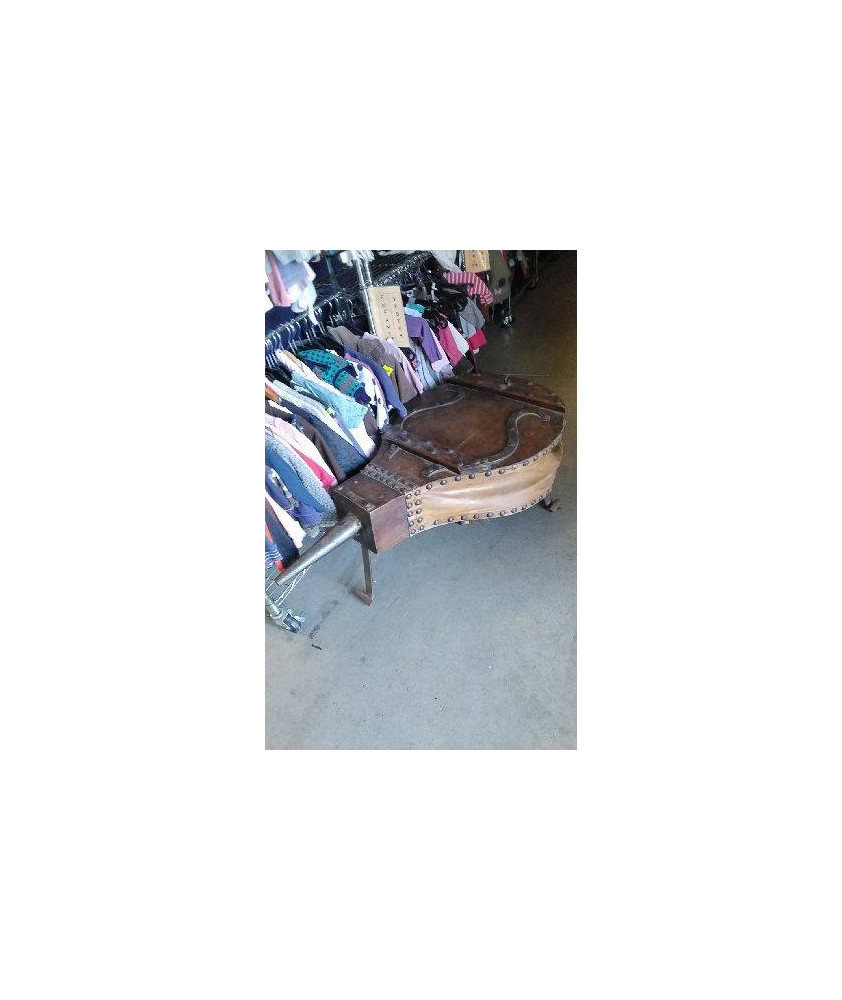TABLE BASSE SOUFFLET - 110X65CM ( EN L’ETAT)