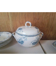 SOUPIÈRE SARREGUEMINES MOTIF FLORAL 