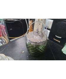 SEAU A GLACE VERRE ET METAL’