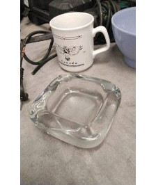 CENDRIER VERRE