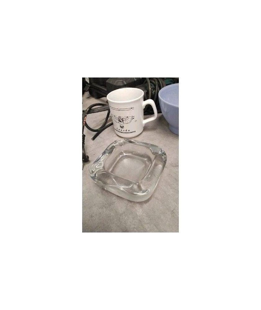 CENDRIER VERRE