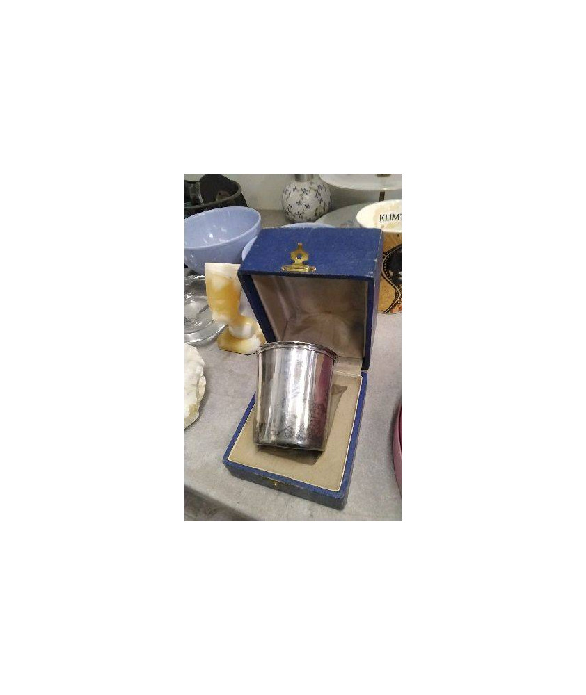 TIMBALE METAL ARGENTE CHRISTOFLE